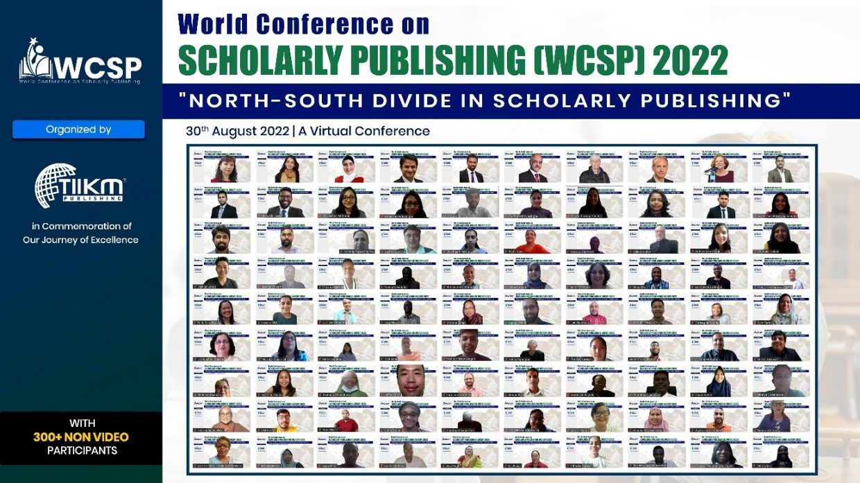 world conference on scholarly publishing