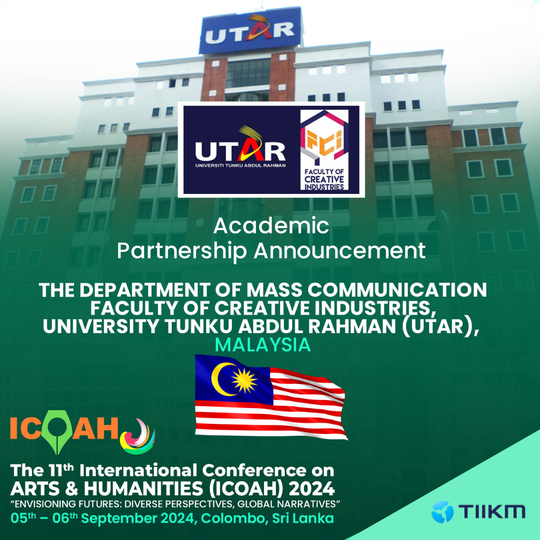 Art and Humanities Conference 2024 - ICOAH 2024